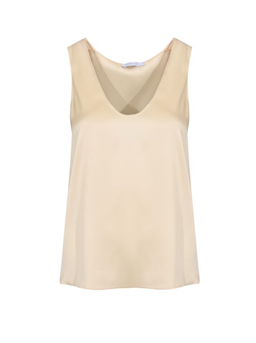 Top canotta fluida in raso Patrizia Pepe | 8C0725 A269W409